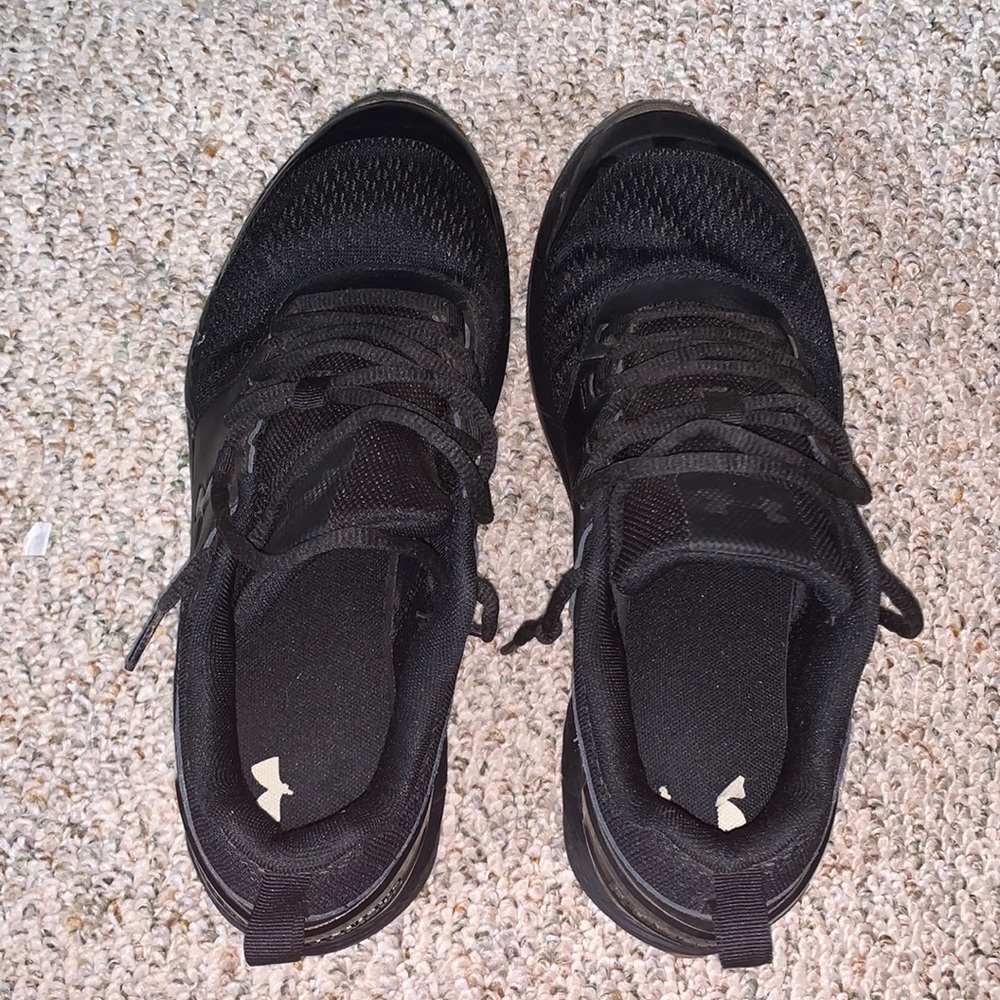 These are size 8 Under armor shoes